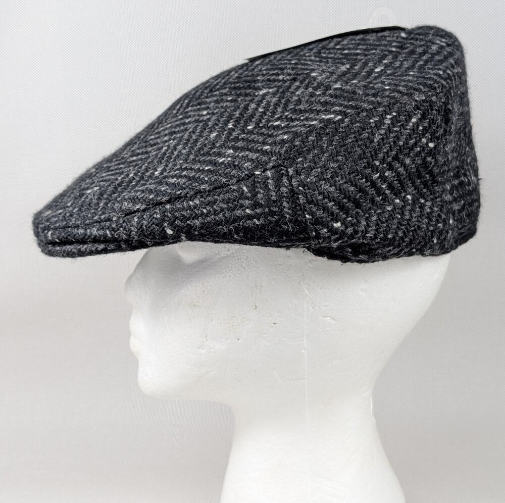 Aran Sweater Market Wool Tweed Mens Paddy Newspaper Boy Charcoal Size M